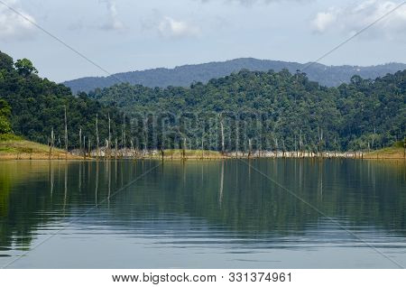 Beautiful Nature Of Tropical Rain-forest At Royal Belum State Park, Perak Malaysia.