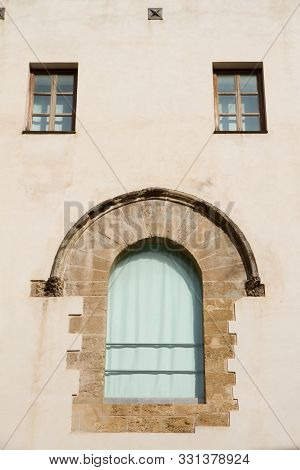 Windows In Kalsa District Of Palermo, Southern Italy