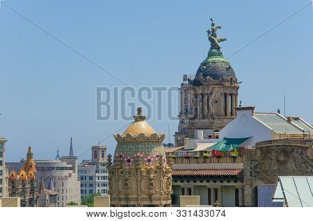 Catalan Modernist Buildings In Barcelona