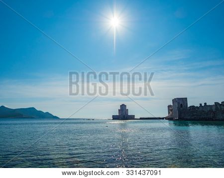 Methoni Castle in Pelloponese Greece