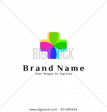 Plus Vector Template Design With Full Color Style