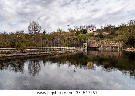 Scenic View Of Dam And Reflections On The Water