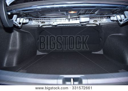 Geneva, Switzerland - March 06, 2019: Toyota Corolla Sedan Hybrid At 89Th Gims