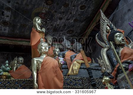 Ratchaburi, Thailand 22 Sep,2019 : Within The Church Of Wat Kongkharam Rajavaravihara Temple (photha