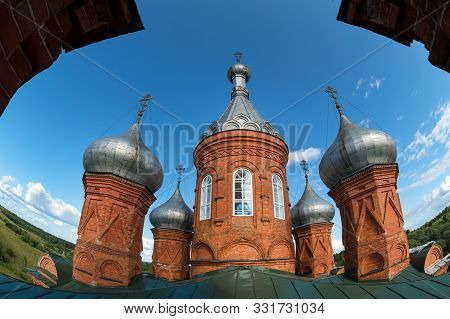 View From The Bell Tower Of The Dome Of The Church Of The Transfiguration Of The Lord In Holguin Mon