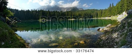 카레 자 호수 (karersee) 이탈리아 Dolomites에
