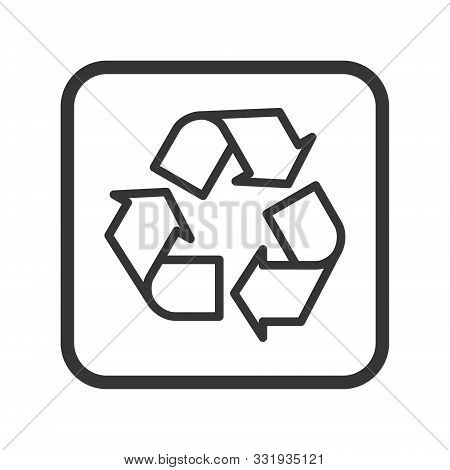 Recycling Packaging And Logistic Vector Isolated Single Icon