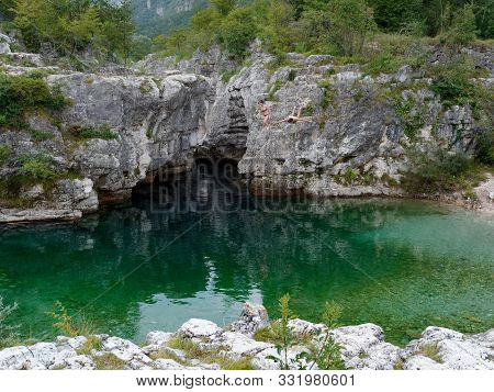 Province Of Vicensa. Mountain River Near The Village Of Localita Pria