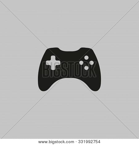 Game Controller Icon. Flat Design. Vector Illustration.