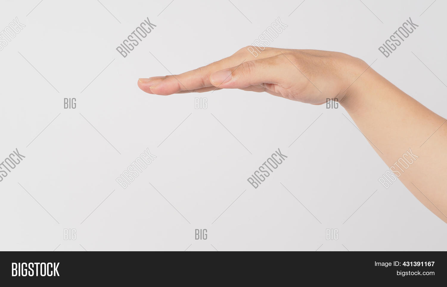 Imagen y foto Level Off Hand Sign (prueba gratis) | Bigstock