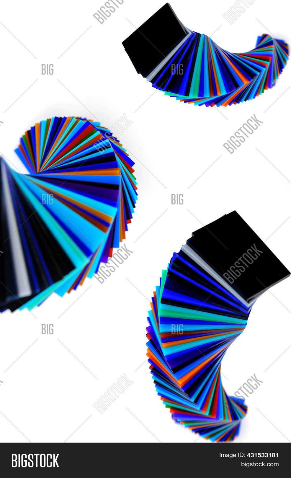 Spiral Stack Different Image & Photo (Free Trial) | Bigstock