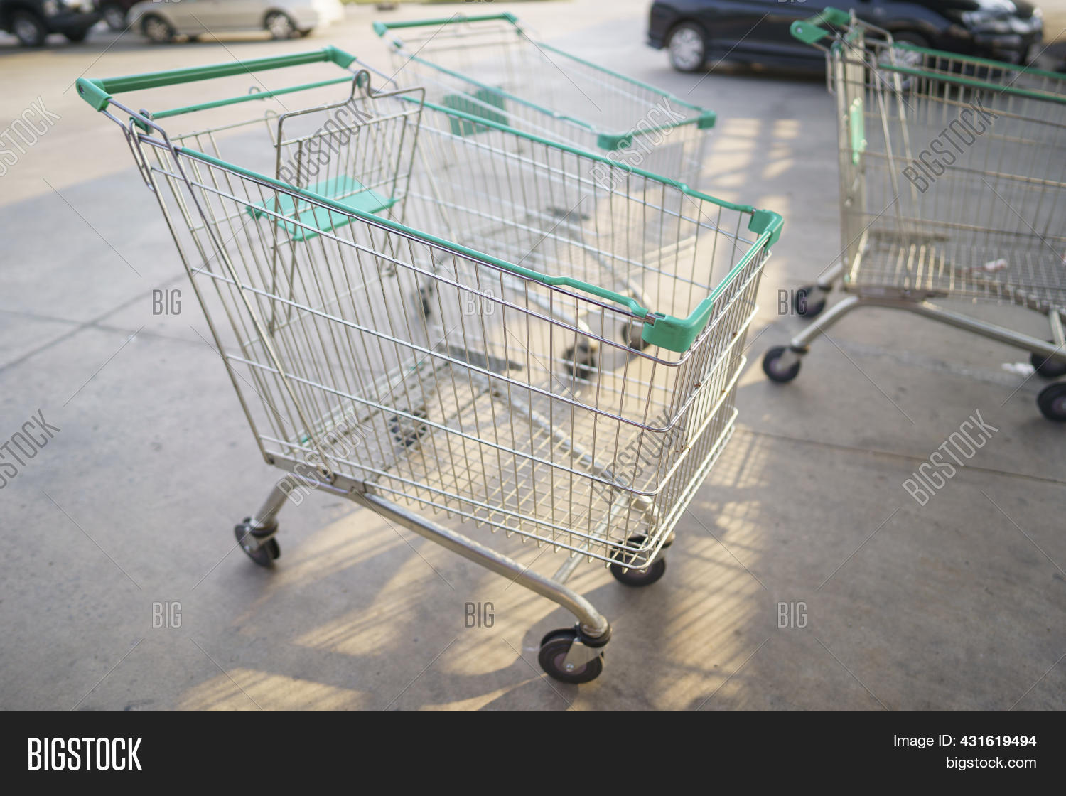 Shopping Carts Wheels Image & Photo (Free Trial) Bigstock