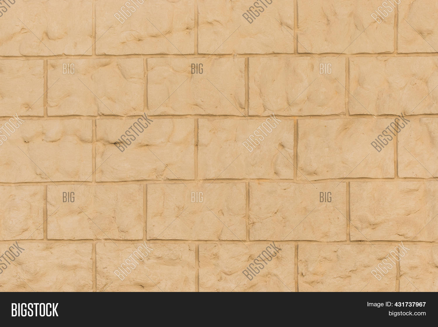 Sand Color Brick Image & Photo (Free Trial) Bigstock