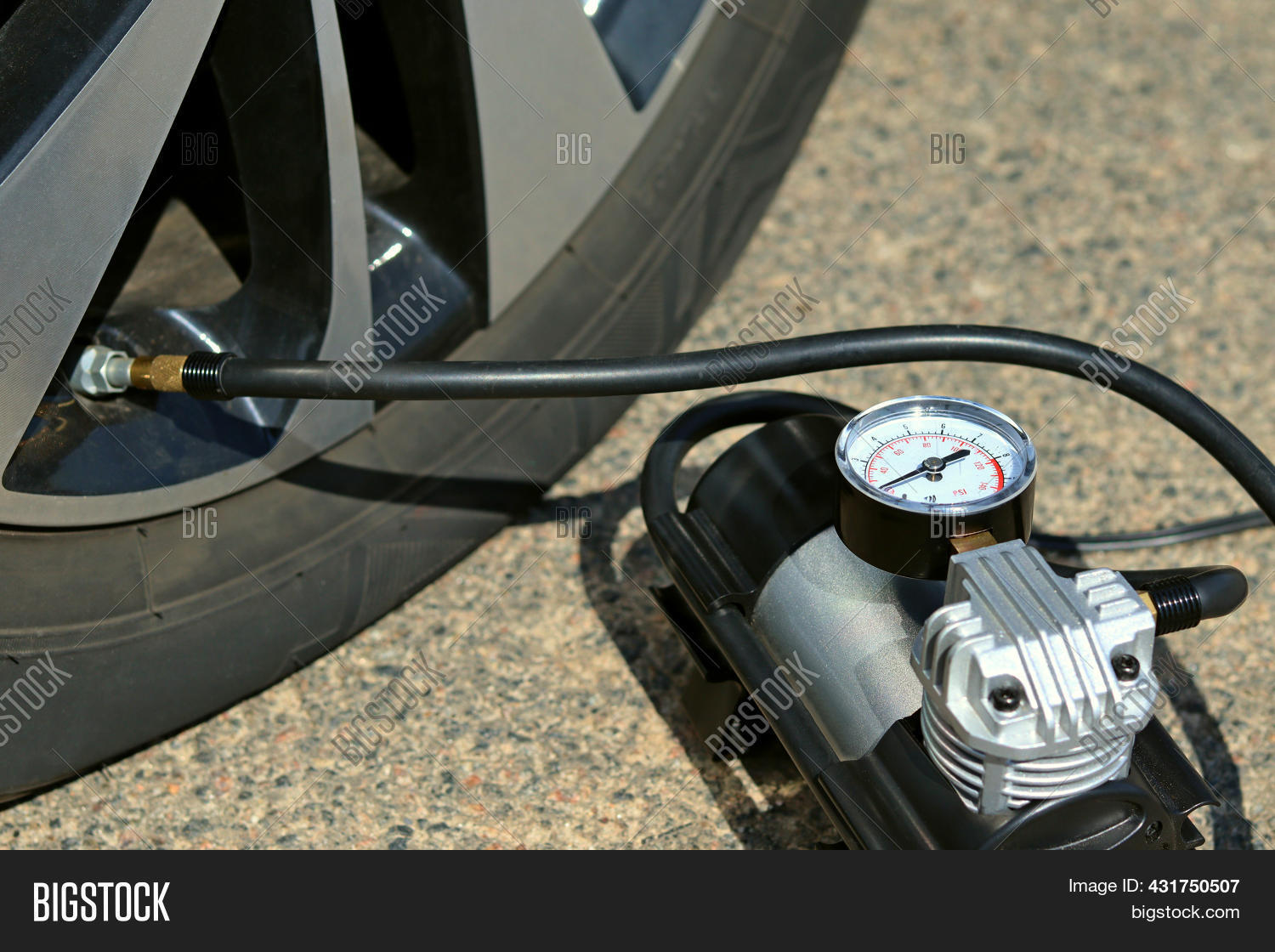 Deflated Wheel Tag Deflated Wheel Image & Photo (Free Trial) | Bigstock