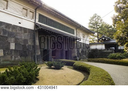 Hirakawa Mon Gate Of The Edo Castle In Tokyo