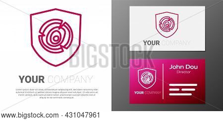 Logotype Line Wooden Logs Icon Isolated On White Background. Stack Of Firewood. Logo Design Template