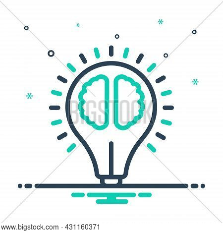 Mix Icon For Intelligence Sagacity Dexterity Idea Sapience Prudence Experience Understanding