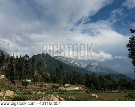A Village In Kalam Swat Valley Of Pakistan