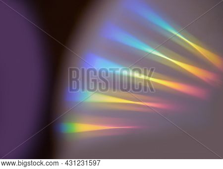 Colourful Rainbow Gradient Patterns Close Up Photo