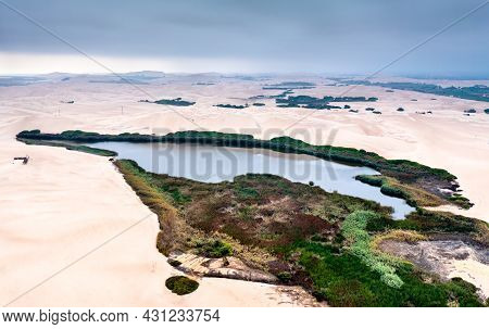 The Moron Oasis In The Atacama Desert, Peru