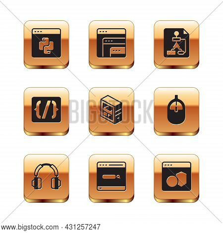 Set Python Programming Language, Headphones, Search Engine, Computer, Programming Syntax, Flowchart,