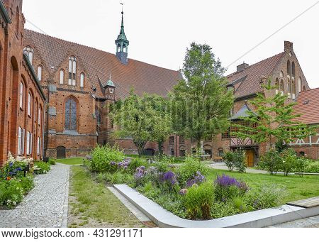 Impression Around The Heiligen-geist-kirche In Wismar, A Hanseatic City In Northern Germany