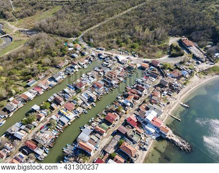 Aerial View Of Chengene Skele - Fishing Village (ribarsko Selishte) Near City Of Burgas, Bulgaria
