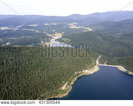 Aerial View Of Golyam Beglik Reservoir, Pazardzhik Region, Bulgaria