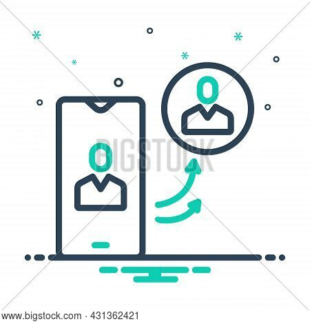 Mix Icon For Insist Assert Contend Demand Maintain Phone Call Communication