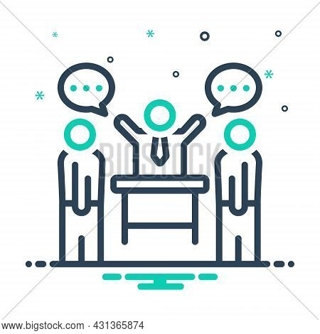Mix Icon For Persuade Coax Agree Commemorate Convince Agreement Discussion Glad Delighted