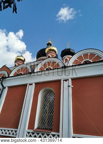 Church In Staraya Russa Summer Warm Day