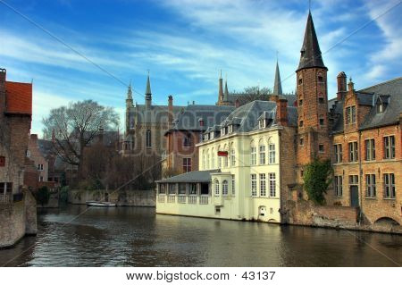 Brügge, Brügge, den Kanal.