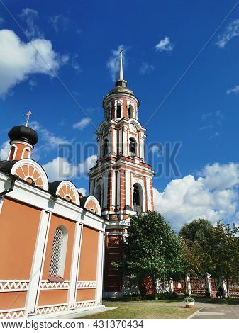 Church In Staraya Russa Summer Warm Day