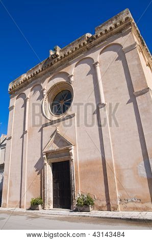 Église de la mère de Massafra. Puglia. Italie.