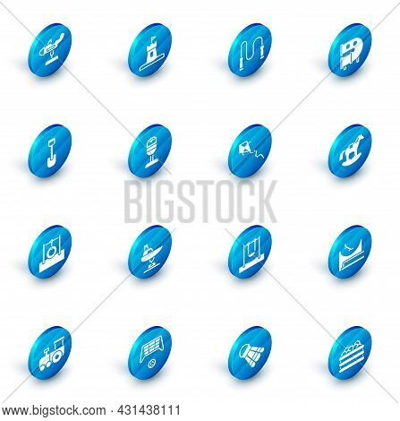 Set Sand Tower, Jump Rope, Kid Playground Slide Pipe, Shovel Toy, Car Tire Hanging On, Trash Can, Ho