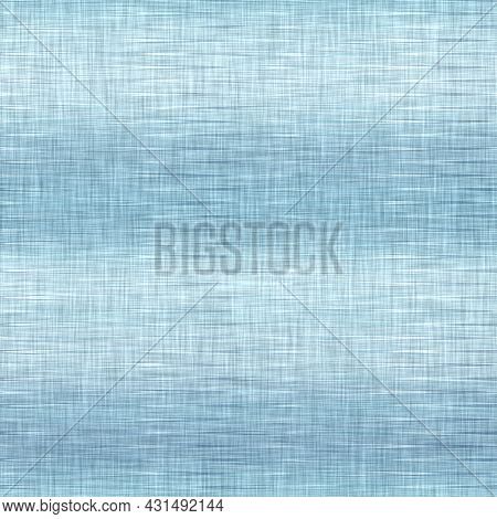 Classic Blue Woven Stripe Masculine Shirt Fabric Texture. Navy Space Dyed Marled Melange Background.