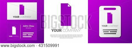 Logotype Grip Tape On A Skateboard Icon Isolated On White Background. Logo Design Template Element. 