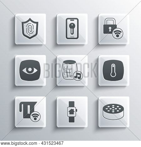 Set Smart Home With Smart Watch, Water Sensor, Thermostat, Voice Assistant, Electric Kettle, Securit