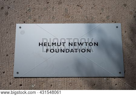 Berlin, Germany - August 12 , 2021 - Museum Of Photography In Berlin , Helmut Newton Foundation.