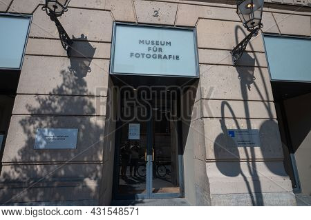 Berlin, Germany - August 12 , 2021 - Museum Of Photography In Berlin , Helmut Newton Foundation.
