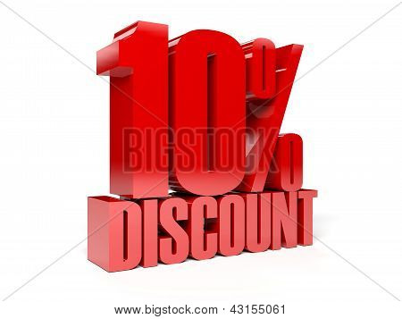 yüzde 10 indirim.