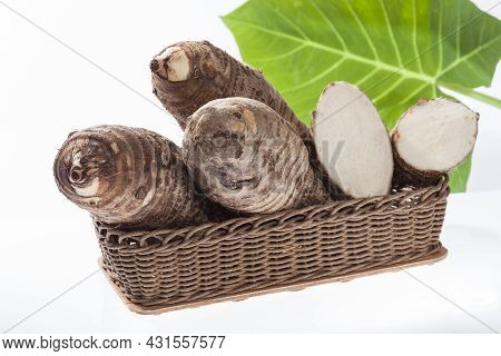 Malanga Edible Tuber - Root Of The Plant Called Colocasia Esculenta