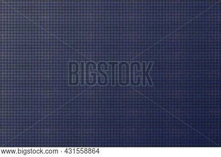 Led Screen. Dot Rgb Background Television. Vector Stock Illustration.