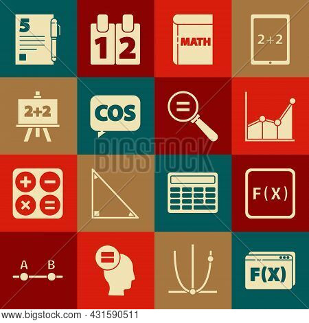 Set Function Mathematical Symbol, Graph, Schedule, Chart, Diagram, Book With Word Mathematics, Mathe