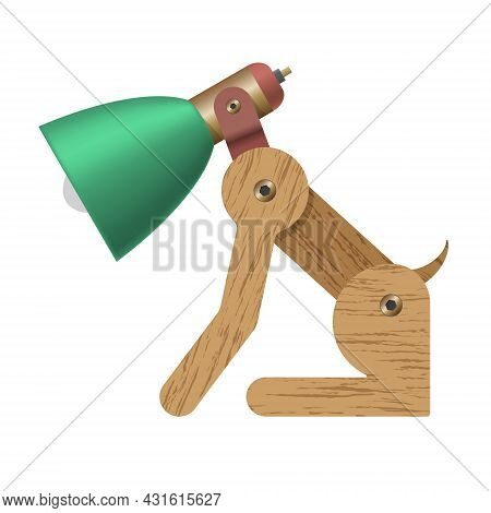 Dog Style Table Lamp-transformer For Kids Room. Creative Business Idea. Isolated White Background. V