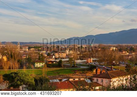 View Of Lucca Northen And Eastern Districts Of San Marco And Arancio