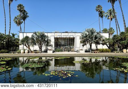 SAN DIEGO, CALIFORNIA - 25 AUG 2021: The Timken Museum of Art is home to the Putnam Foundations collection of European old masters, 19th century American art and Russian icons. 