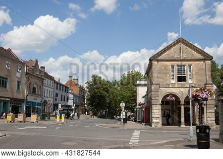 Views Of Market Square In Witney, Oxfordshire In The Uk, Taken 19th July 2021