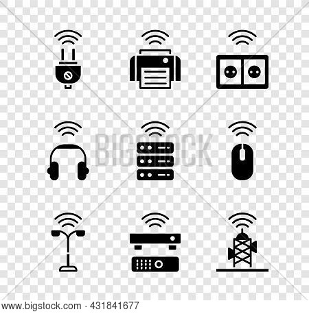 Set Smart Electric Plug, Printer, Electrical Outlet, Street Light, Wireless Tv Box Receiver, Antenna