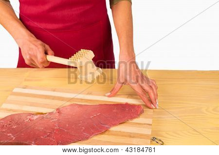 Tenderizing en bøf